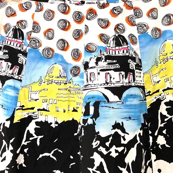 Fun Vacation A-line Skirt. Size 8 - Picture 3 of 7